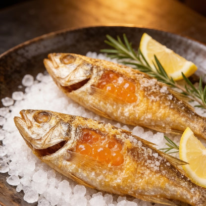 Roe-filled Capelin